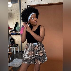 Dressed in Lala now or never camo boxer shorts